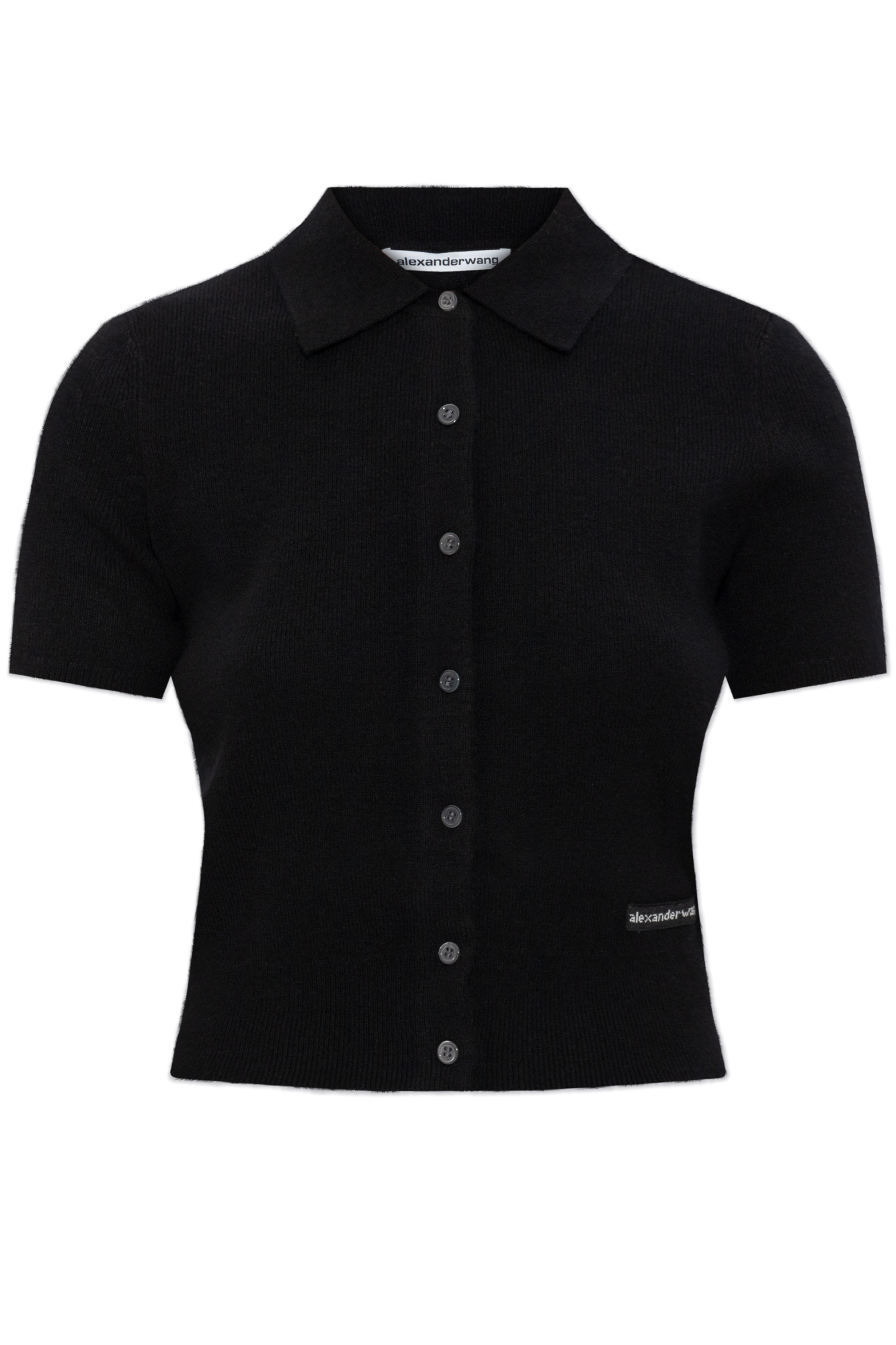 alexanderwang.t 黒 半袖ニットカーディガン alexanderwang.t 黒 半袖ニットカーディガン